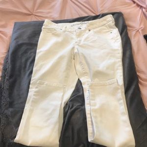 white jeans